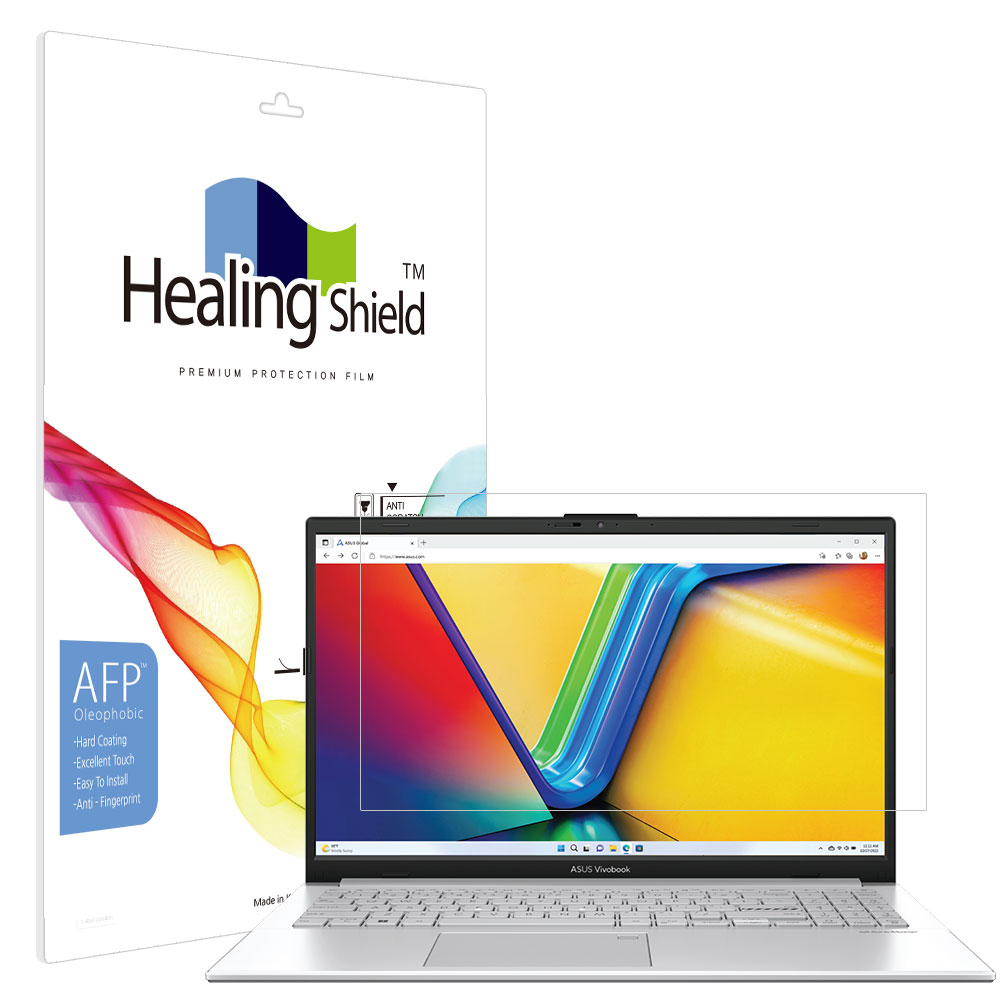 폰트리 힐링쉴드 ASUS 비보북 고 15 E1504G 올레포빅 고광택 액정보호필름_이미지