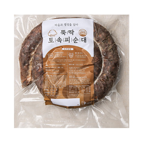 명가푸드 뚝딱 토속피순대 500g (2개)