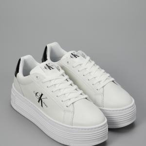 캘빈클라인 진여성 말모 플랫폼 스니커즈 화이트블랙 YW0143101W 372768