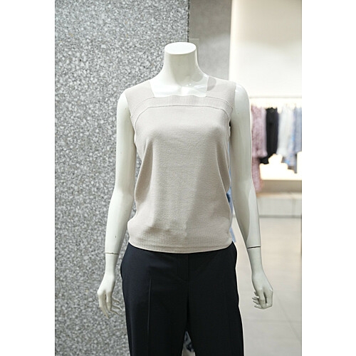 지고트 스퀘어넥 민소매 니트 JS4B1PO501_이미지