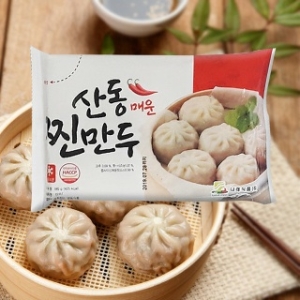 나래식품 산동 매운 찐만두 180g (8개)_이미지