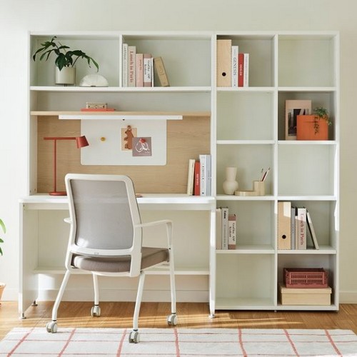 티오 일자 책상세트 5단+다이브 의자