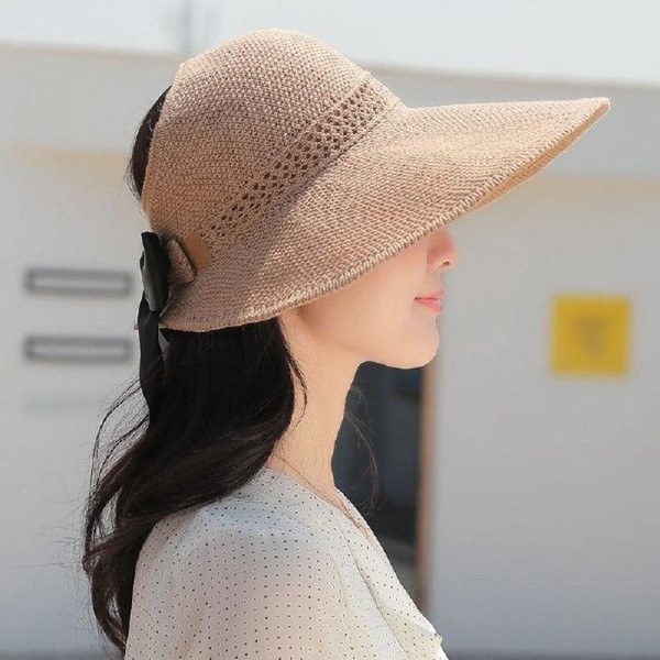 라일리 Rly 리본 와이어 썬캡 돌돌이 모자 여름 챙넓은 자외 52141475
