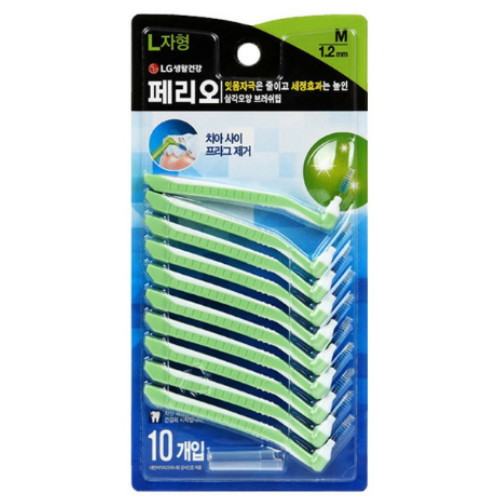 페리오 치간칫솔 L자형 1.2mm 10개 (1개)_이미지