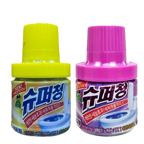 슈퍼청 변기세정제 병타입 180g