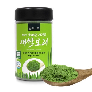 헬시락 유기농 새싹보리분말 60g 동결건조 공법 노지재배