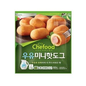 롯데푸드  라퀴진 우유 미니 핫도그 500g[1개]