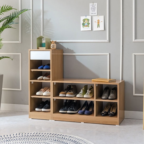 동서가구  네오 로믹 원룸 현관 미니 신발장 세트 1100