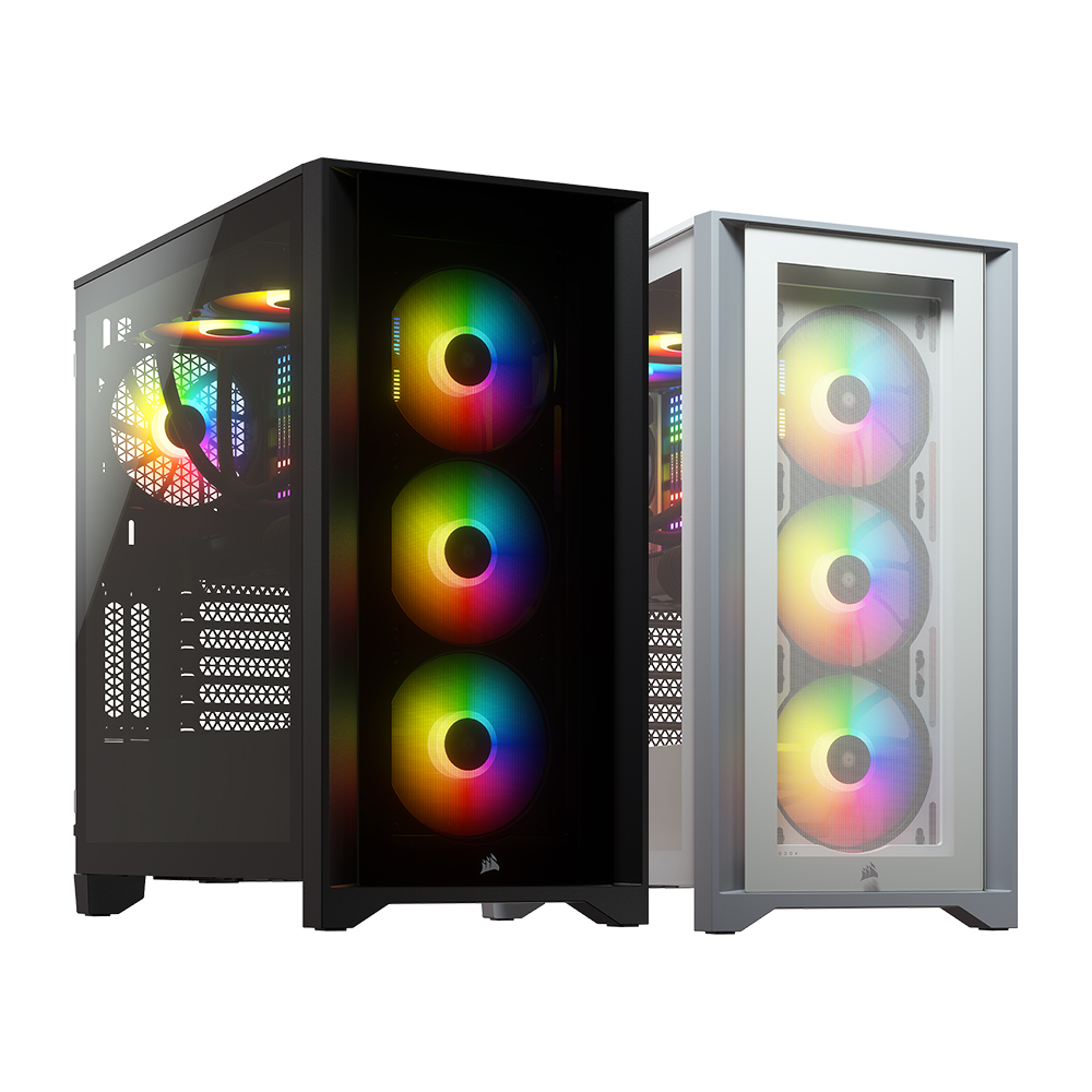 CORSAIR iCUE 4000X RGB (블랙)