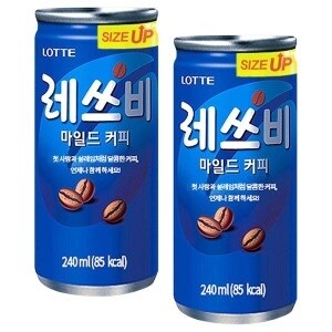 롯데칠성음료 <b>레쓰비</b> 마일드 240ml