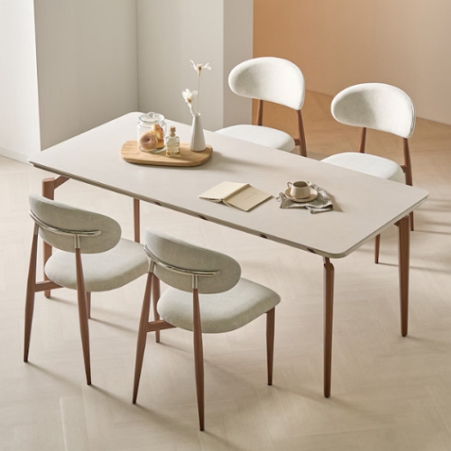 힘찬리빙 디아 월넛 포세린 세라믹 식탁 1400 (의자별도)_이미지