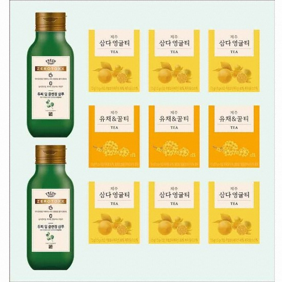 아모레퍼시픽 프레시팝 그린티 선물세트 (1세트)