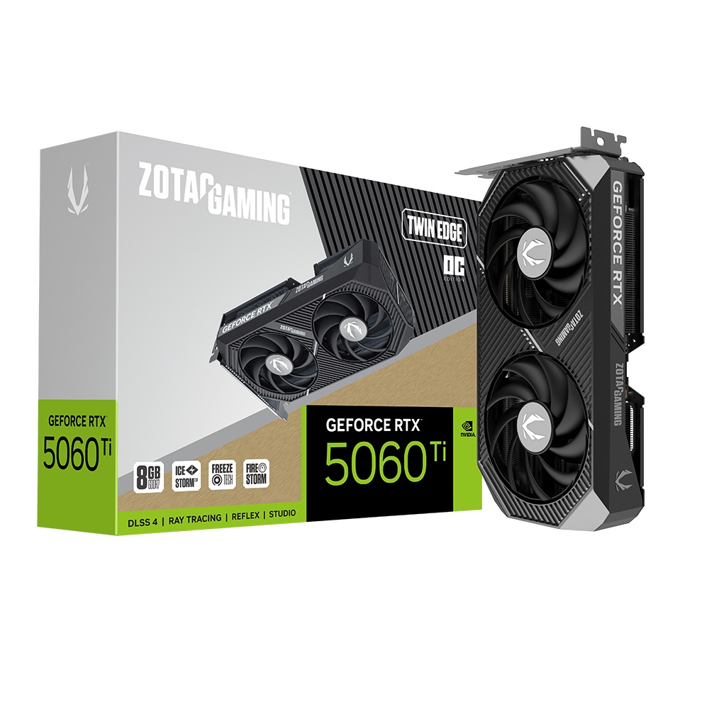 ZOTAC GAMING 지포스 RTX 5060 Ti Twin Edge OC D7 8GB이미지입니다. 누르면 해당 게시물로 새창이동합니다.