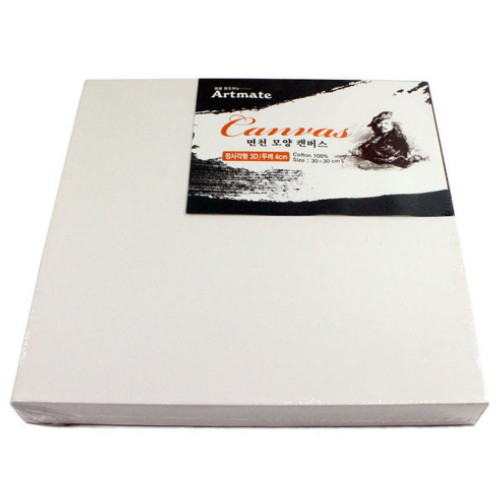 캔버스 면천 모양 정사각형3D 30x30x4cm 1박스 20개