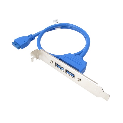강원전자 NETmate USB 3.0 2포트 케이블 브라켓 (NMB-U302)