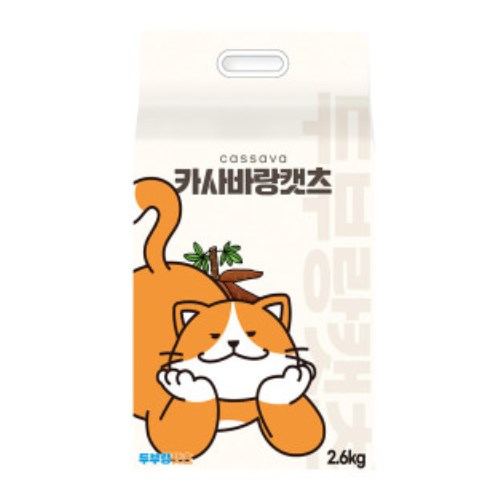 퍼피아울렛 두부랑캣츠 카사바랑캣츠 2.6kg