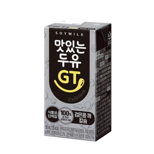 남양유업 맛있는두유 GT 검은콩깨 칼슘 190ml (48개)_이미지