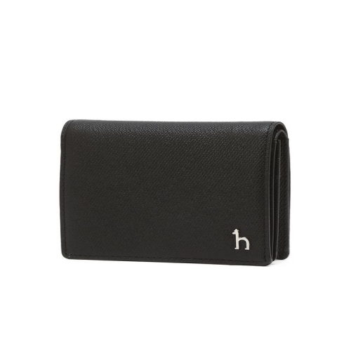 LF 헤지스 ACC 블랙 단색 소가죽 명함지갑 WUHO5E310BK_이미지