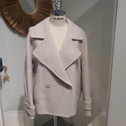 르피타 HC06 포근핏 울 블렌드 자켓 오트밀 포근핏 울 블렌드 자켓 L254UJKA65 S42782082