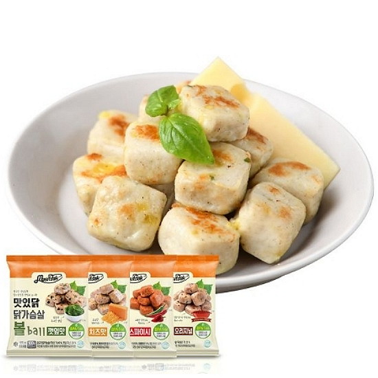 푸드나무 맛있닭 닭가슴살 볼 혼합 4종류 25팩 (1개)