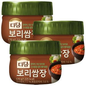 백설 다담 보리쌈장 570g (3개)_이미지