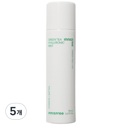 이니스프리 그린티 히알루론산 미스트 150ml (5개)_이미지