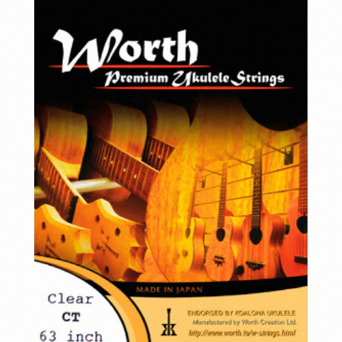 워스 우쿨렐레스트링  Worth CT-LG Clear BT-LG Brown Tenor 클리어/브라운-테너 로우쥐
