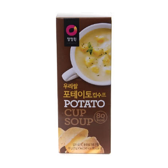 대상 청정원 우리쌀 포테이토 컵수프 60g (1개)
