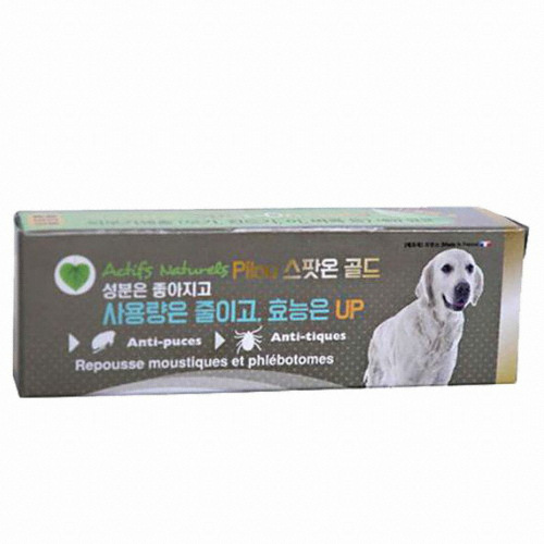 Pilou 스팟온 골드 해충방지 대형견용 3ml (1개)_이미지