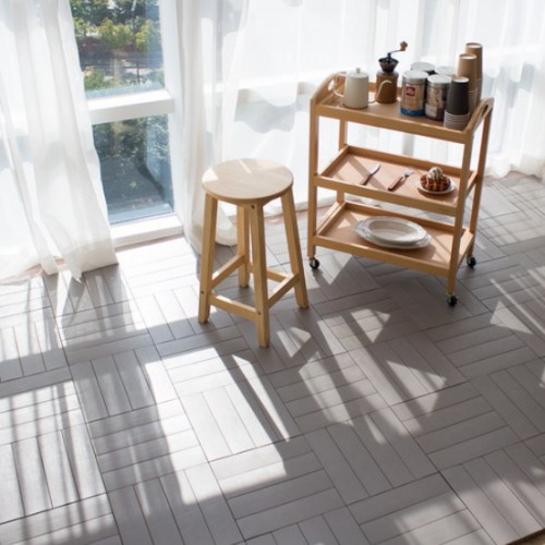 셀프코디 버티칼 데크타일 그레이