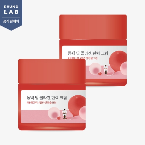 라운드랩 동백 딥 콜라겐 탄력 크림 50ml (2개)