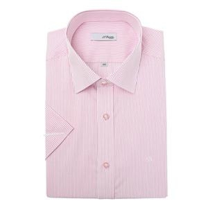 에스티듀퐁 25년 슬림핏 고급면 줄무늬 반팔 와이셔츠 SE5MM21HS310SPK외