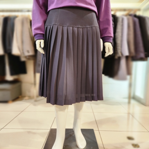  캐리스노트 CN3FSK802 A라인 주름 스커트 네이버/55