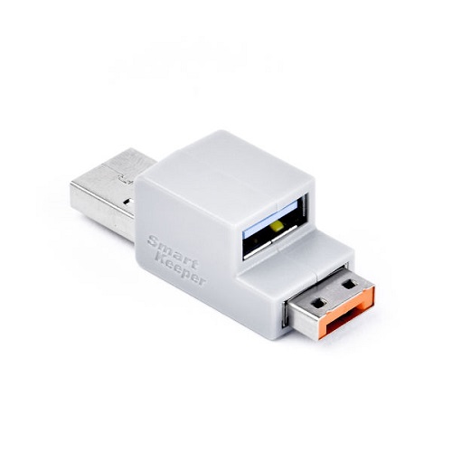 컴엑스아이 스마트키퍼 LK03 USB 케이블락 (오렌지)