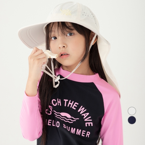 롤리트리 자외선차단 호루라기 와이드 플랩캡
