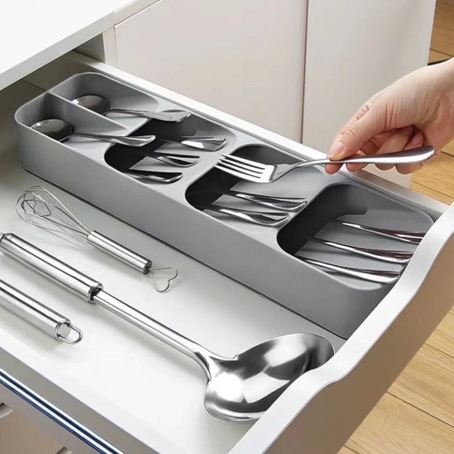 오너클랜 싱크대 서랍 정리 트레이 수저 커트러리 수납_이미지