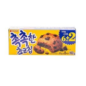 오리온  촉촉한 초코칩 160g