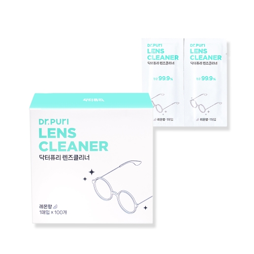 닥터퓨리 렌즈클리닝 항균 티슈 100매 1세트_이미지