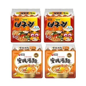 농심 <b>안성탕면</b>10개 + 얼큰한너구리10개