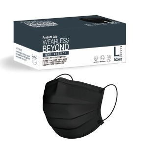 프로덕트랩 프로덕트랩 웨어리스 비욘드 마스크 대형 블랙 (50매)