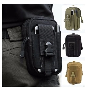 [불명] 밀리터리 허리쌕 여행 낚시 등산 보조가방 핸드폰가방