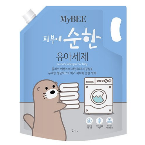 마이비 ㅤ피부에 순한 유아세제 2.1L (1개)_이미지