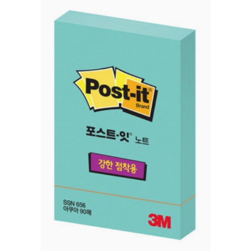 3M 노트 SSN 656 아쿠아 (1개)