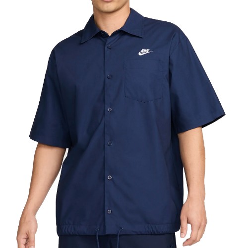 나이키 클럽 반팔 옥스퍼드 버튼업 탑 FN3903-410