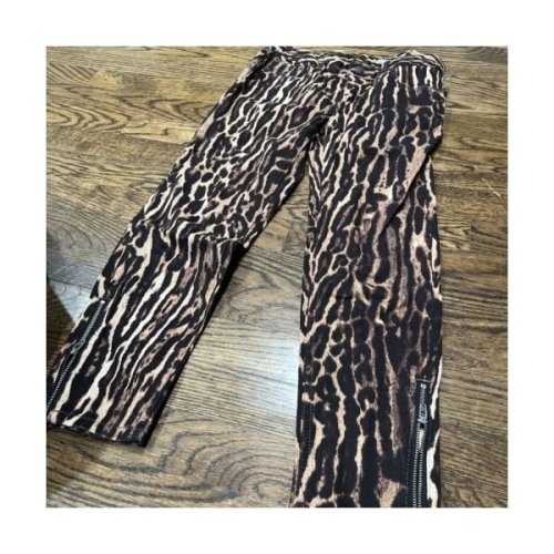 랄프로렌 폴로 레오파드 프린트 청바지 사이즈 12 크롭 스키니 어린 여성 1541056 단일사이즈