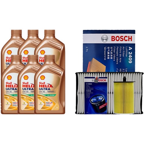 쉘 힐릭스 울트라 SP 0W40 6L + 보쉬필터 기아 더뉴 K7 VG 3.0 LPI