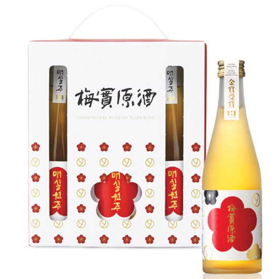 더한주류 매실원주 300ml 3입 세트 (2개)_이미지