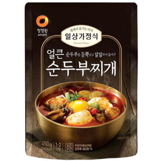 대상 청정원 호밍스 얼큰 순두부찌개 450g (4개)_이미지
