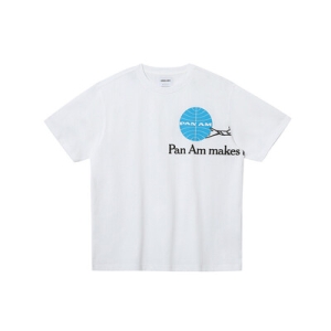 팬암 헨리 플라잉 그래픽 반팔티 PRBCRT11460OW-W