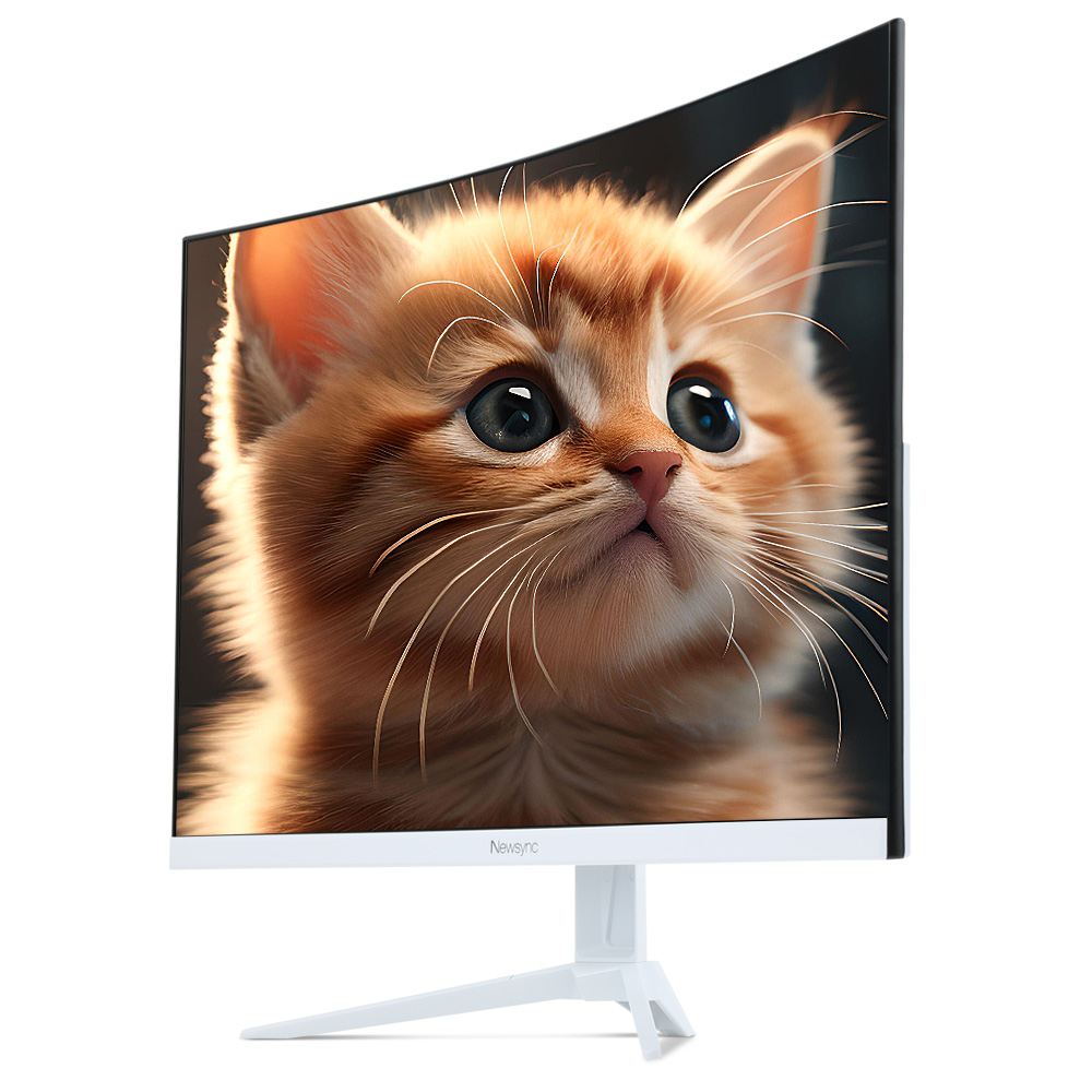 비트엠 Newsync X27FC90 커브드 1500R 화이트 무결점